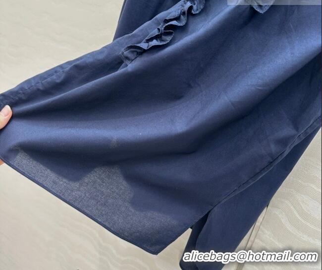 Super Quality The Row Cotton Shirt TR031101 Blue 2026