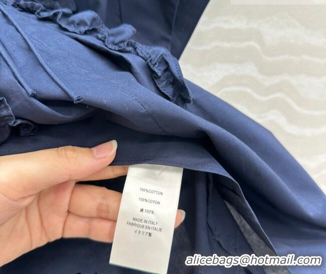 Super Quality The Row Cotton Shirt TR031101 Blue 2026