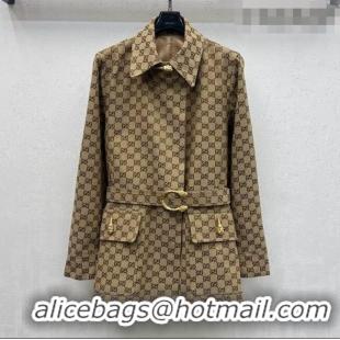Top Design Gucci GG Cotton Jacket GG031101 Beige 2026