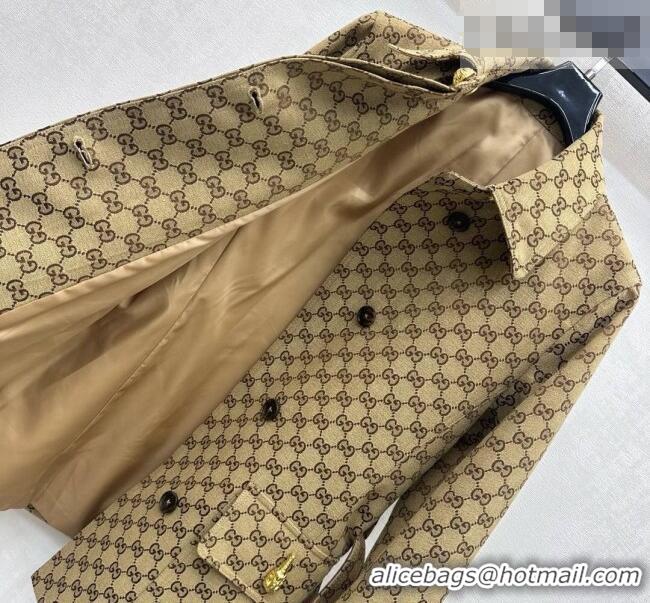 Top Design Gucci GG Cotton Jacket GG031101 Beige 2026