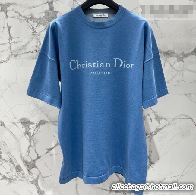Top Quality Dior Cotton T-Shirt DR0311012 Blue 2026