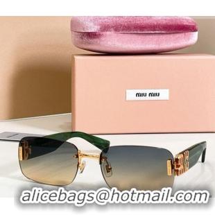 Hot Sell Cheap Miu Miu Sunglasses MU168AV Green 2026