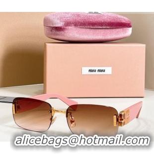Famous Brand Miu Miu Sunglasses MU168AV Pink 2026