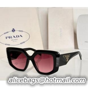 Famous Brand Prada Sunglasses SPR14Z Black/Pink 2026