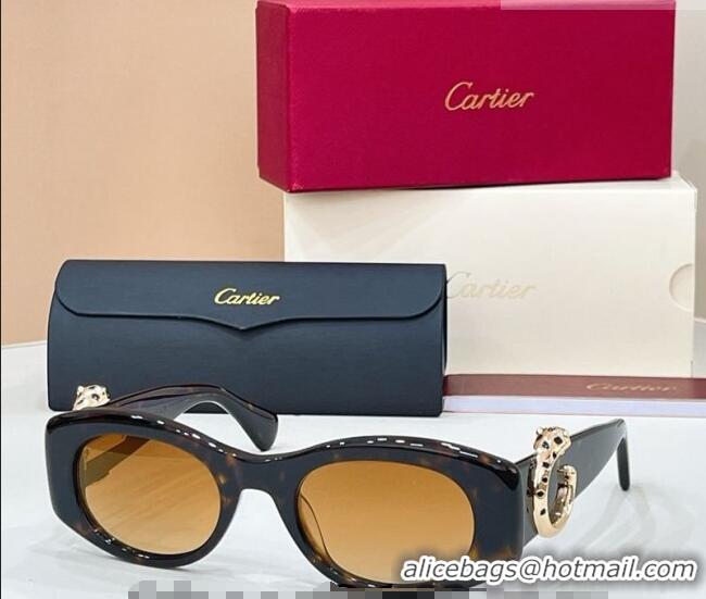 Well Crafted Cartier Sunglasses CT0472S Brown 2026