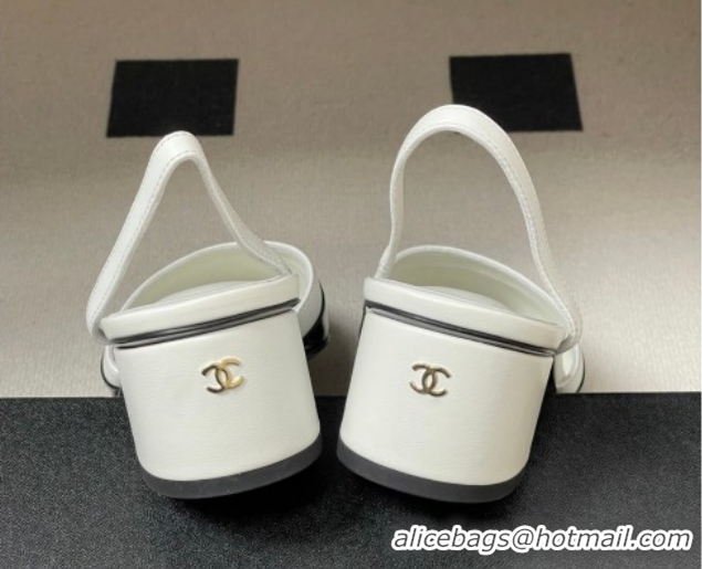 Hot Style Chanel Lambskin & Patent Calfskin Leather Pumps 4.5cm G47175 Black/White 2026