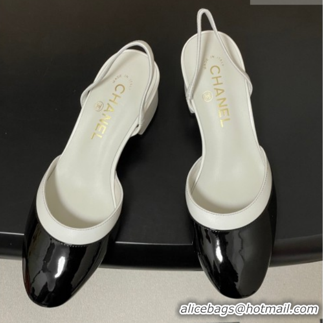 Hot Style Chanel Lambskin & Patent Calfskin Leather Pumps 4.5cm G47175 Black/White 2026