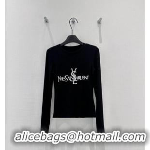 ​Top Quality Yves Saint Laurent Long T-shirt Y9632 Black
