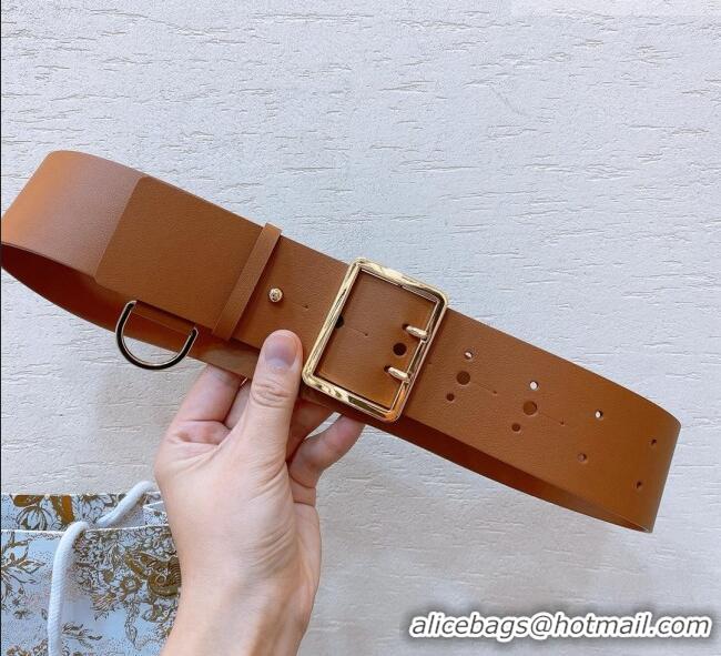 Top Grade Dior Calfskin Belt 5cm D71125 Brown 2025