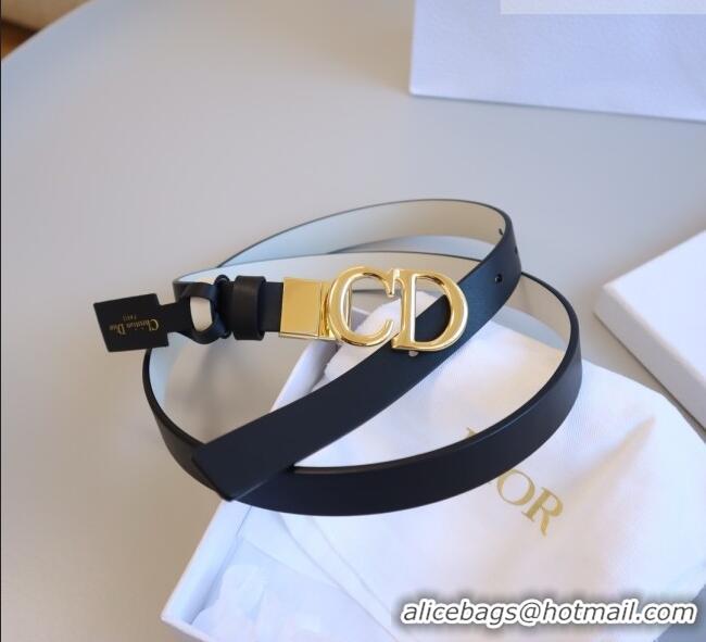 Promotional Dior CD Calfskin Belt 2cm C71204 Black 2025