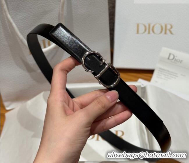 Shop Discount Dior CD Buckle Reversible Belt 2cm in Smooth Leather DR2012025 Black 2025