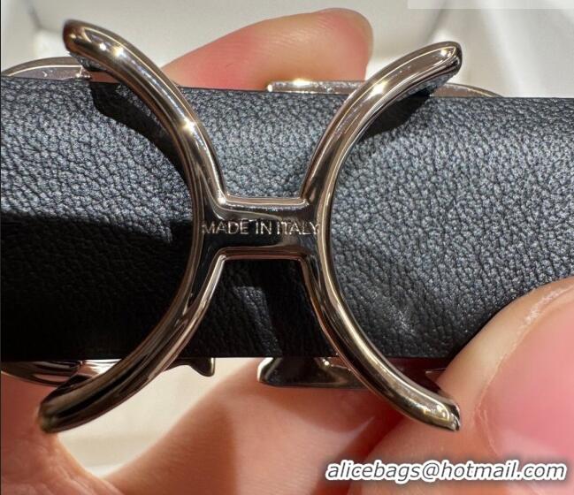 Shop Discount Dior CD Buckle Reversible Belt 2cm in Smooth Leather DR2012025 Black 2025