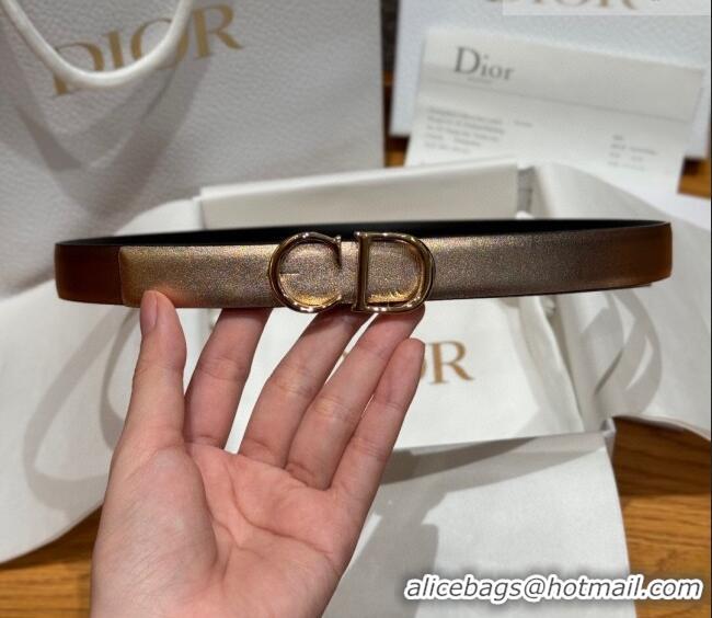 Buy Cheap Dior CD Buckle Reversible Belt 2cm in Smooth Leather DR2012025 Rose Gold 2025