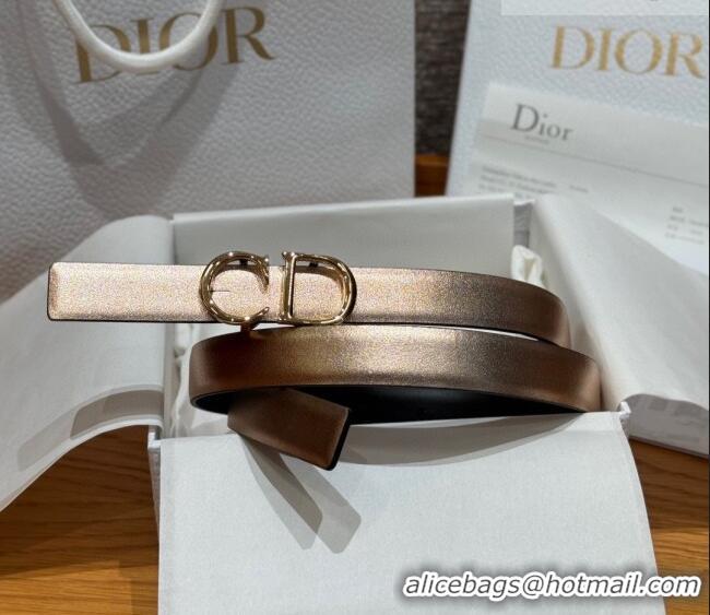 Buy Cheap Dior CD Buckle Reversible Belt 2cm in Smooth Leather DR2012025 Rose Gold 2025