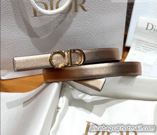 Buy Cheap Dior CD Buckle Reversible Belt 2cm in Smooth Leather DR2012025 Rose Gold 2025