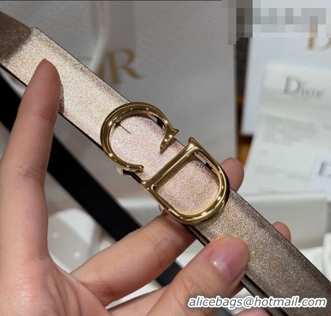 Buy Cheap Dior CD Buckle Reversible Belt 2cm in Smooth Leather DR2012025 Rose Gold 2025