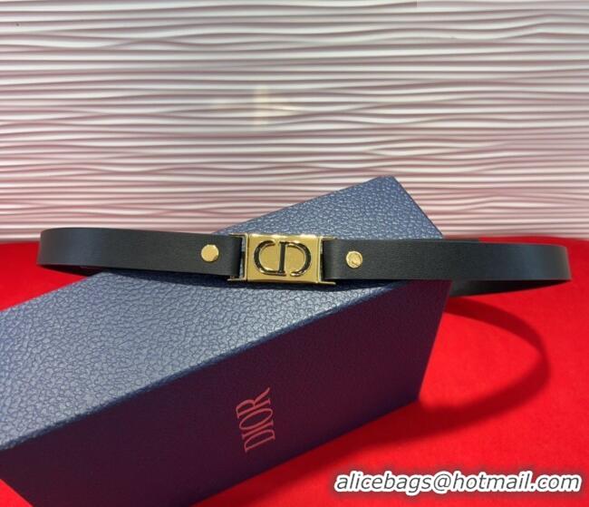Grade Design Dior 30 Montaigne Treasure Belt 2cm in Calfskin Leather DR091201 Black 2025