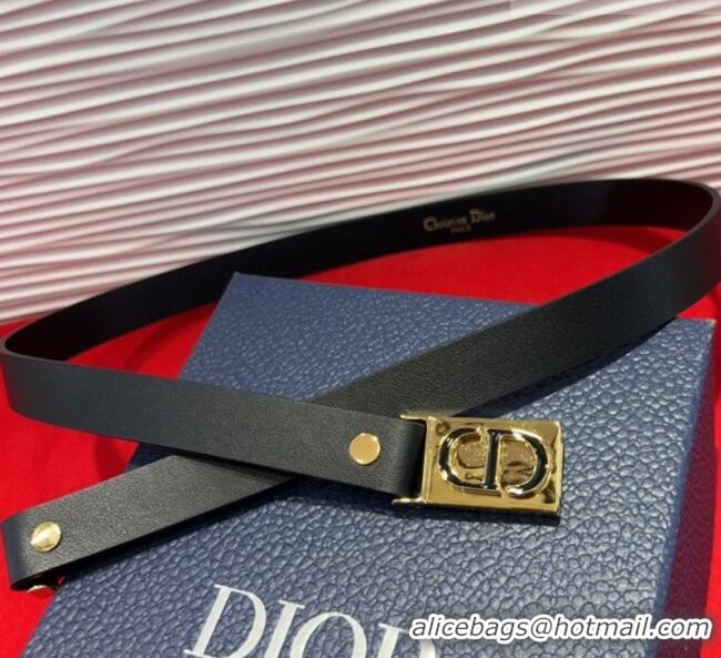 Grade Design Dior 30 Montaigne Treasure Belt 2cm in Calfskin Leather DR091201 Black 2025