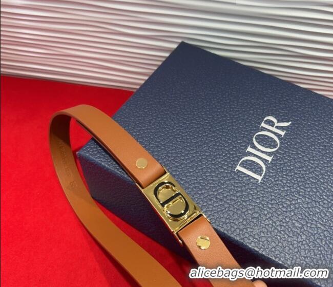 Grade Design Dior 30 Montaigne Treasure Belt 2cm in Calfskin Leather DR091201 Black 2025