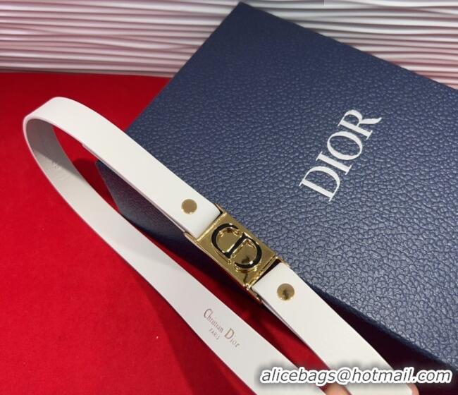 Promotional Dior 30 Montaigne Treasure Belt 2cm in Calfskin Leather DR091201 White 2025