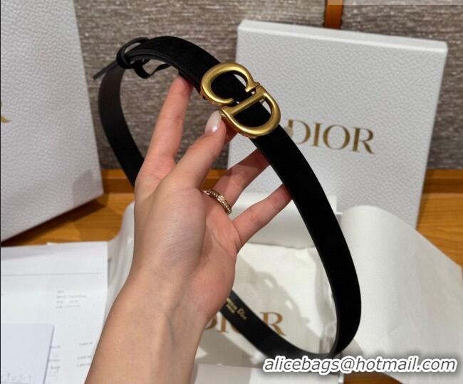 Unique Discount Dior Suede Belt 2cm with CD Buckle DR031701 Black 2026