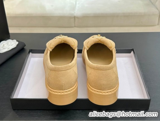 Best Product Chanel Corduroy Mocassins Loafers G47119 Brown 2026