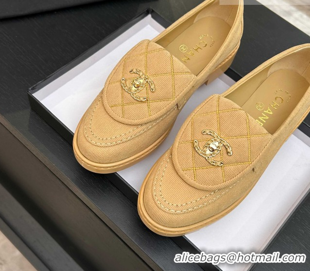 Best Product Chanel Corduroy Mocassins Loafers G47119 Brown 2026