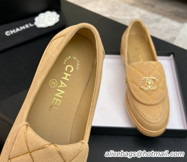 Best Product Chanel Corduroy Mocassins Loafers G47119 Brown 2026
