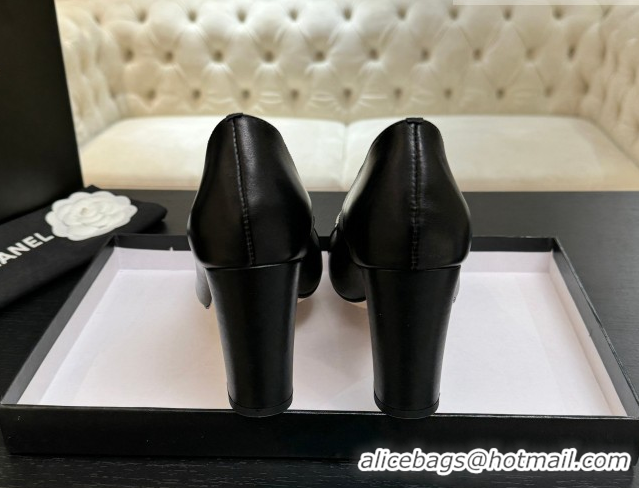 Best Grade Chanel Pumps in Lambskin & Patent Calfskin 9cm Heel G47203 Black Spring Summer 2026