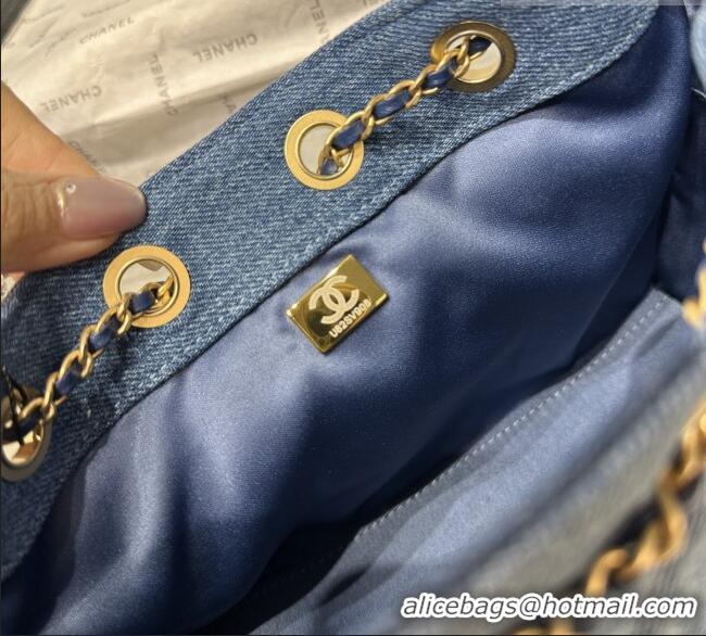 Top Quality Chanel 25 Mini Hobo Handbag in Denim AS5631 Blue 2026