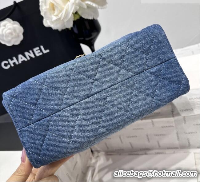 Top Quality Chanel 25 Mini Hobo Handbag in Denim AS5631 Blue 2026