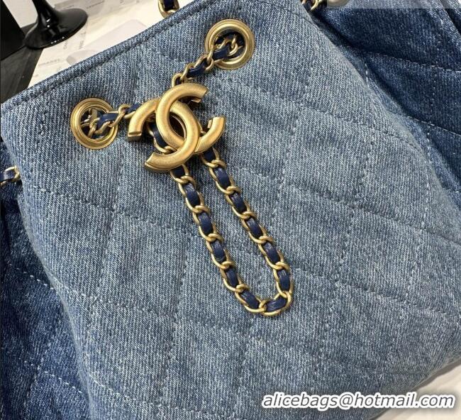 Top Quality Chanel 25 Small Hobo Handbag in Denim AS5293 Blue 2026