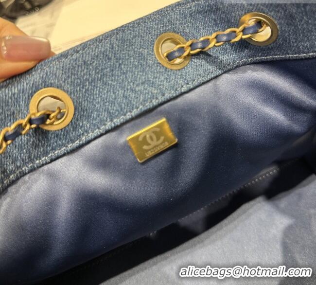 Top Quality Chanel 25 Small Hobo Handbag in Denim AS5293 Blue 2026