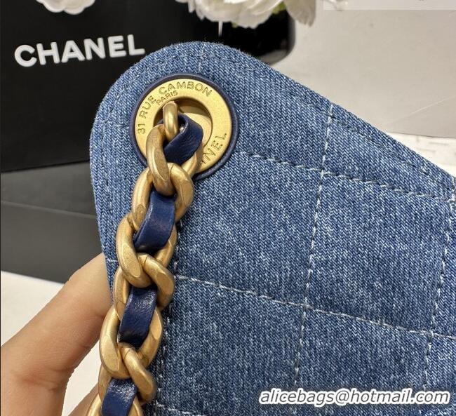 Top Quality Chanel 25 Small Hobo Handbag in Denim AS5293 Blue 2026