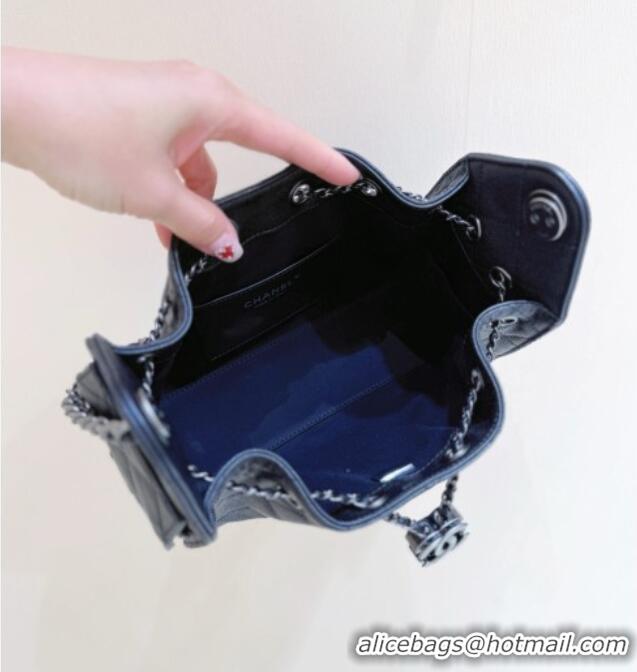 Best Price Chanel 25 Mini Handbag in Grained Calfskin AS5631 Black/Silver 2026 Top Quality