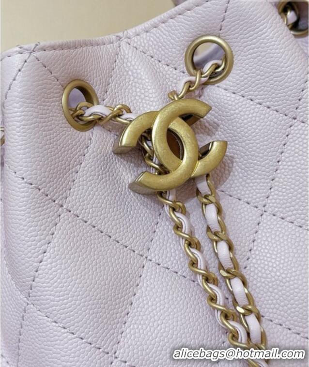 Buy Discount Chanel 25 Mini Handbag in Grained Calfskin AS5631 Pink/Gold 2026 Top Quality