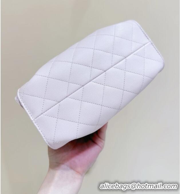 Buy Discount Chanel 25 Mini Handbag in Grained Calfskin AS5631 Pink/Gold 2026 Top Quality