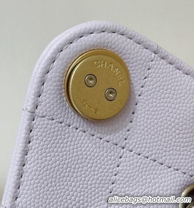 Buy Discount Chanel 25 Mini Handbag in Grained Calfskin AS5631 Pink/Gold 2026 Top Quality