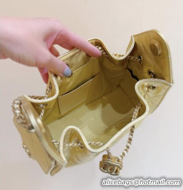 Classic Discount Chanel 25 Mini Handbag in Grained Calfskin AS5631 Gold 2026 Top Quality