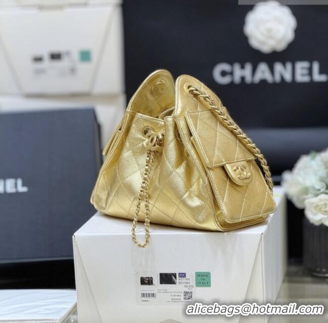 Classic Discount Chanel 25 Mini Handbag in Grained Calfskin AS5631 Gold 2026 Top Quality