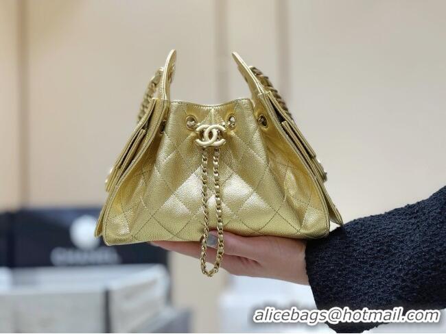 Classic Discount Chanel 25 Mini Handbag in Grained Calfskin AS5631 Gold 2026 Top Quality