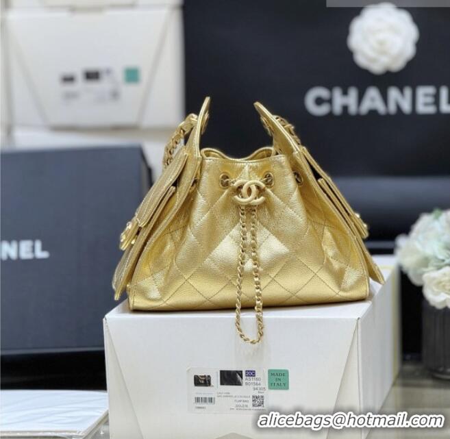Classic Discount Chanel 25 Mini Handbag in Grained Calfskin AS5631 Gold 2026 Top Quality