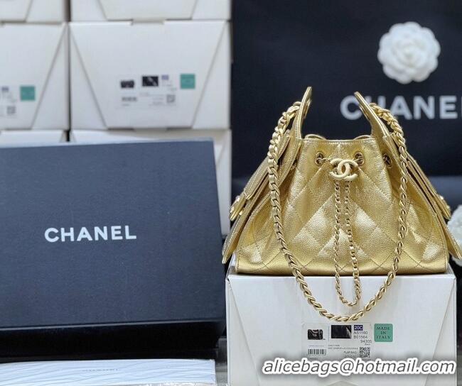 Classic Discount Chanel 25 Mini Handbag in Grained Calfskin AS5631 Gold 2026 Top Quality