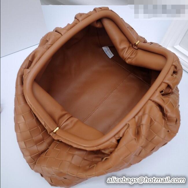 New Fashion Bottega Veneta The Pouch in Soft Intrecciato Calfskin 31702 Brown 2026
