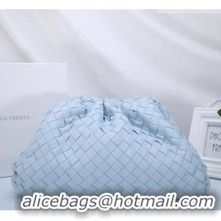 Grade Quality Bottega Veneta The Pouch in Soft Intrecciato Calfskin 31702 Light Blue 2026