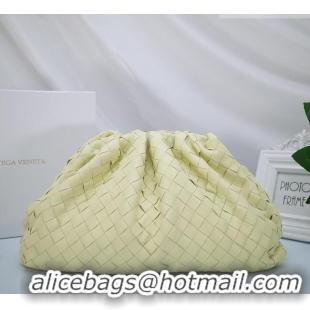New Release Creation Bottega Veneta The Pouch in Soft Intrecciato Calfskin 31702 Yellow 2026