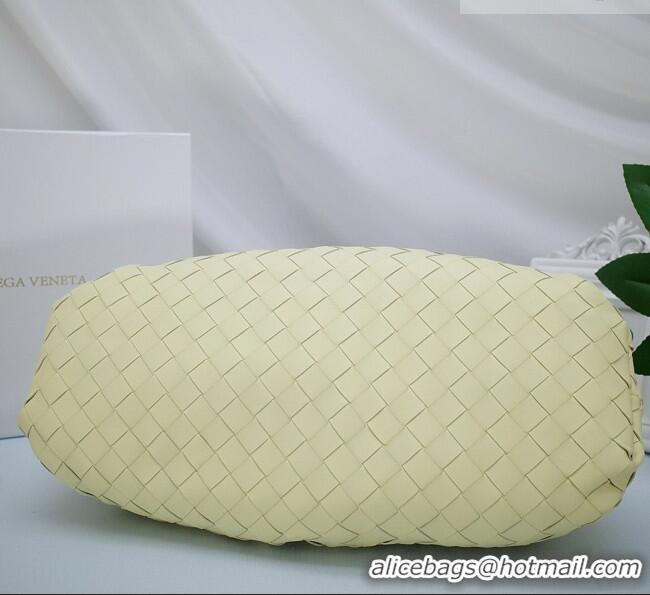 New Release Creation Bottega Veneta The Pouch in Soft Intrecciato Calfskin 31702 Yellow 2026
