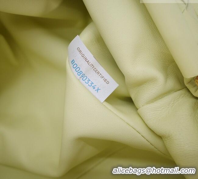 New Release Creation Bottega Veneta The Pouch in Soft Intrecciato Calfskin 31702 Yellow 2026