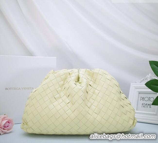 New Release Creation Bottega Veneta The Pouch in Soft Intrecciato Calfskin 31702 Yellow 2026