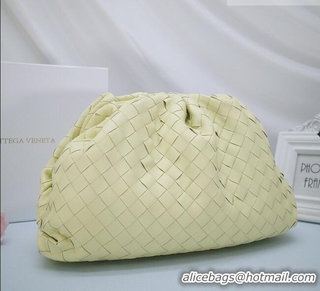 New Release Creation Bottega Veneta The Pouch in Soft Intrecciato Calfskin 31702 Yellow 2026